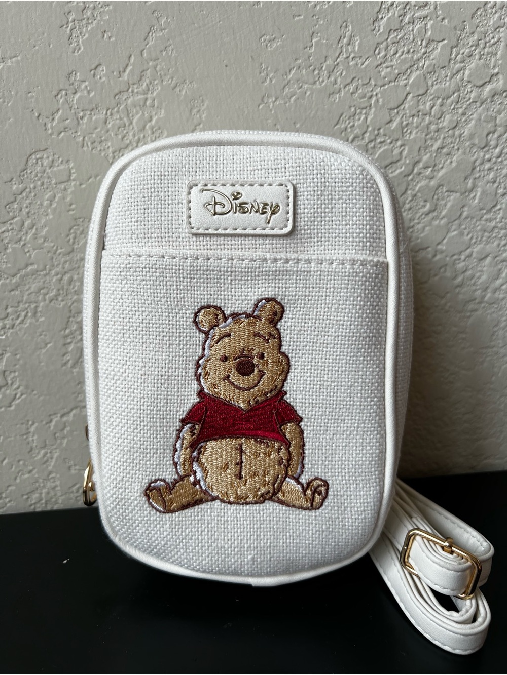 NWT Disney x Primark Winnie the Pooh Canvas Mini Crossbody Phone Bag